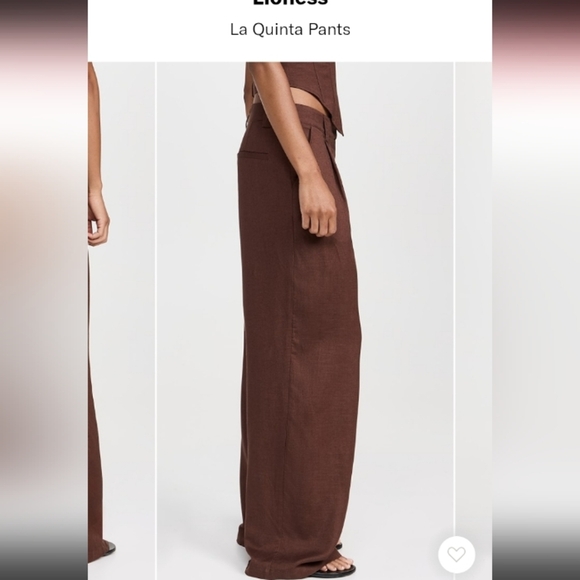 Lioness Oversized, Baggy, Wide Leg Linen Cotton Comfy Nubby Textured Black Pants - Picture 2 of 9